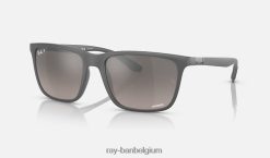 rb4385 mat grijs/grijs XX46DZ576 Heren Ray-Ban zonnebril