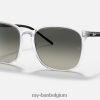 rb4387 gepolijst transparant/grijs XX46DZ726 Heren Ray-Ban zonnebril