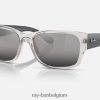 rb4388 gepolijst transparant grijs/grijs XX46DZ370 Heren Ray-Ban zonnebril