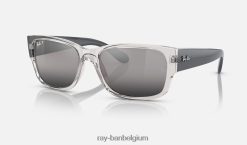 rb4388 gepolijst transparant grijs/grijs XX46DZ370 Heren Ray-Ban zonnebril
