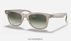 rb4640 gepolijst transparant grijs/grijs XX46DZ850 Heren Ray-Ban zonnebril