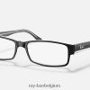 rb5114 optiek gepolijst zwart op transparant XX46DZ2245 Heren Ray-Ban bril