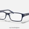 rb5169 optiek gepolijst blauw XX46DZ1773 Heren Ray-Ban bril