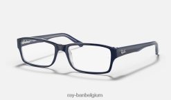 rb5169 optiek gepolijst blauw XX46DZ1773 Heren Ray-Ban bril