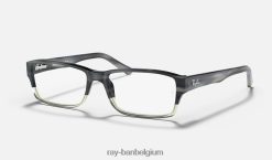 rb5169 optiek gepolijst grijs XX46DZ1771 Heren Ray-Ban bril