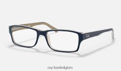 rb5169 optiek gepolijst transparant blauw XX46DZ1774 Heren Ray-Ban bril