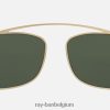 rb5228 clip-on goud/groen XX46DZ2528 Heren Ray-Ban zonnebril