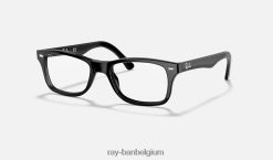 rb5228 optiek gepolijst zwart XX46DZ2550 vrouwen Ray-Ban bril