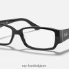 rb5250 optiek gepolijst zwart XX46DZ2500 Heren Ray-Ban bril