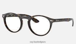 rb5283 optiek gepolijst donker havana XX46DZ2003 Heren Ray-Ban bril