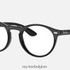 rb5283 optiek gepolijst zwart XX46DZ2002 Heren Ray-Ban bril