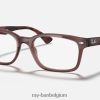 rb5286 optiek gepolijst bruin XX46DZ2616 vrouwen Ray-Ban bril