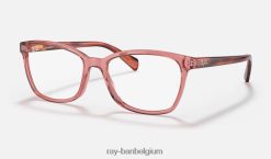 rb5362 optiek gepolijst transparant roze XX46DZ2612 vrouwen Ray-Ban bril