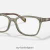 rb5362 optiek glanzend transparant groen XX46DZ2611 vrouwen Ray-Ban bril