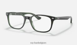 rb5375 optiek gepolijst havana op groen XX46DZ2053 Heren Ray-Ban bril