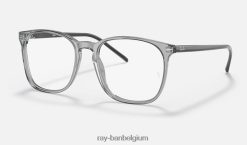 rb5387 optiek gepolijst transparant grijs XX46DZ1587 Heren Ray-Ban bril