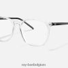 rb5387 optiek gepolijst transparant XX46DZ1585 Heren Ray-Ban bril