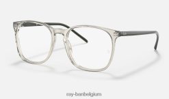 rb5387 optiek gepolijst transparant XX46DZ1588 Heren Ray-Ban bril