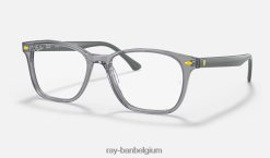 rb5405m scuderia ferrari-collectie gepolijst transparant grijs XX46DZ1938 Heren Ray-Ban zonnebril