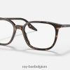 rb5406 optiek gepolijst havanna XX46DZ2033 Heren Ray-Ban bril