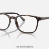 rb5418 optiek gepolijst havanna XX46DZ1698 Heren Ray-Ban bril
