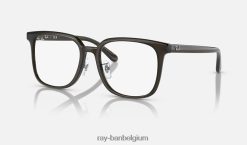 rb5419 optiek glanzend transparant groen XX46DZ2533 Heren Ray-Ban bril