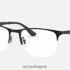 rb6362 optiek gepolijst zwart XX46DZ2524 Heren Ray-Ban bril