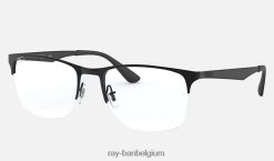 rb6362 optiek gepolijst zwart XX46DZ2524 Heren Ray-Ban bril
