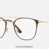 rb6377 optiek gepolijst bruin XX46DZ2502 Heren Ray-Ban bril