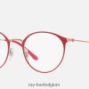 rb6378 optiek gepolijst rood XX46DZ1658 Heren Ray-Ban bril