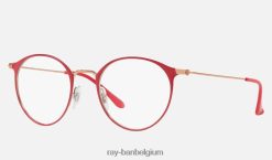 rb6378 optiek gepolijst rood XX46DZ1658 Heren Ray-Ban bril