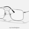 rb6434 optiek gepolijst zilver XX46DZ1898 Heren Ray-Ban bril