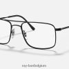 rb6434 optiek gepolijst zwart XX46DZ1897 Heren Ray-Ban bril