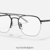rb6444 optiek gepolijst zwart XX46DZ2356 Heren Ray-Ban bril