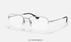 rb6449 optiek gepolijst zilver XX46DZ2534 Heren Ray-Ban bril
