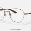 rb6461 optiek gepolijst koper XX46DZ2347 Heren Ray-Ban bril
