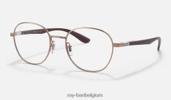 rb6461 optiek gepolijst koper XX46DZ2347 Heren Ray-Ban bril
