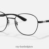 rb6461 optiek gepolijst zwart XX46DZ2348 Heren Ray-Ban bril