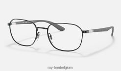 rb6462 optiek gepolijst zwart XX46DZ2452 Heren Ray-Ban bril