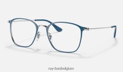 rb6466 optiek gepolijst blauw XX46DZ2431 Heren Ray-Ban bril