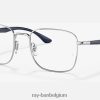 rb6469 optiek gepolijst zilver XX46DZ1914 Heren Ray-Ban bril