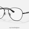 rb6470 optiek gepolijst zwart XX46DZ2458 Heren Ray-Ban bril