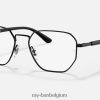 rb6471 optiek gepolijst zwart XX46DZ2329 Heren Ray-Ban bril