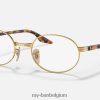 rb6481v-optiek gepolijst goud XX46DZ2075 Heren Ray-Ban bril
