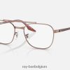 rb6485 optiek gepolijst koper XX46DZ2169 Heren Ray-Ban bril