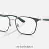rb6486 optiek gepolijst grijs op zilver XX46DZ1984 Heren Ray-Ban bril