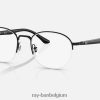 rb6487 optiek gepolijst zwart XX46DZ2180 Heren Ray-Ban bril