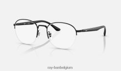rb6487 optiek gepolijst zwart XX46DZ2180 Heren Ray-Ban bril