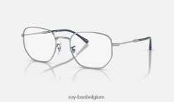 rb6496 optiek gepolijst zilver XX46DZ1749 Heren Ray-Ban bril