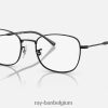 rb6497 optiek gepolijst zwart XX46DZ1674 Heren Ray-Ban bril